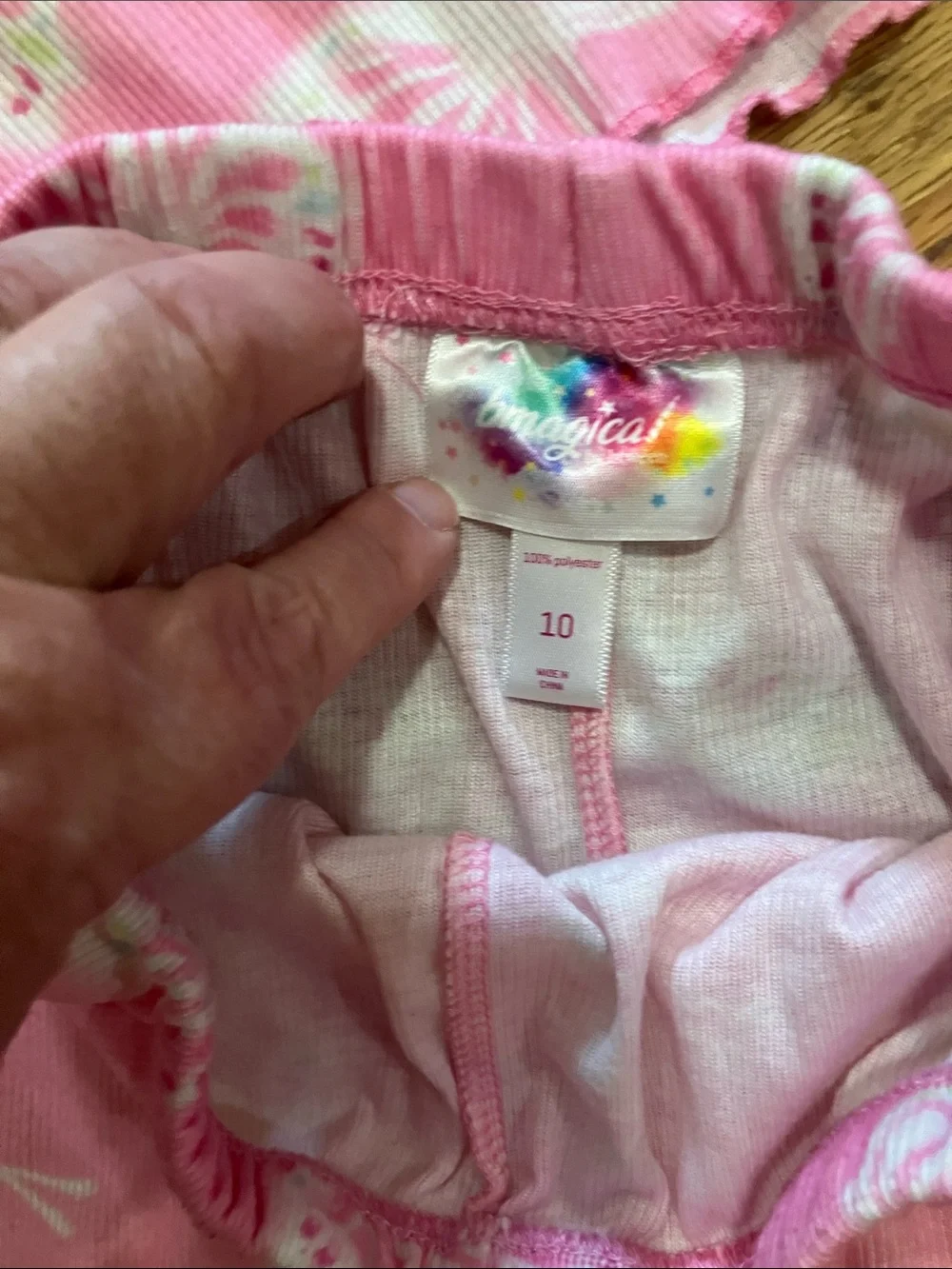 Magic Pink Butterfly Short Pajama Set